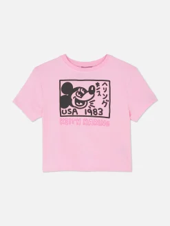 T-shirt Curta Disney Mickey Mouse X Keith Haring