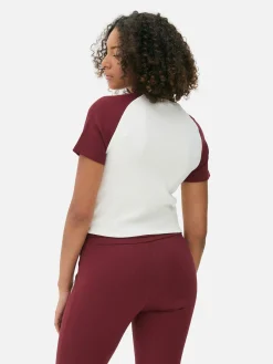 T-shirt Curta Raglã Harvard