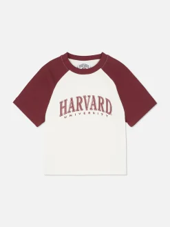 T-shirt Curta Raglã Harvard