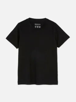 T-shirt Decote Redondo Corte Regular