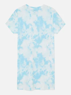 T-shirt Dormir Efeito Tingido Disney Stitch