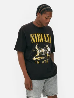 T-shirt Efeito Lavagem Nirvana
