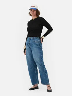 T-shirt Elástica Manga Comprida Rita Ora