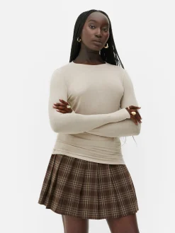 T-shirt Elástica Manga Comprida Rita Ora