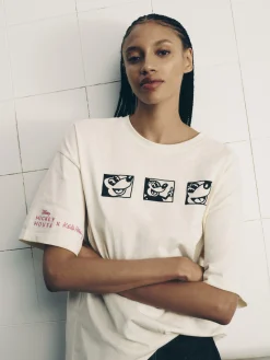 T-shirt Grande Disney Mickey Mouse X Keith Haring