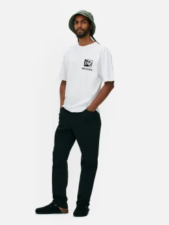 T-shirt Gráfica Disney Mickey Mouse X Keith Haring