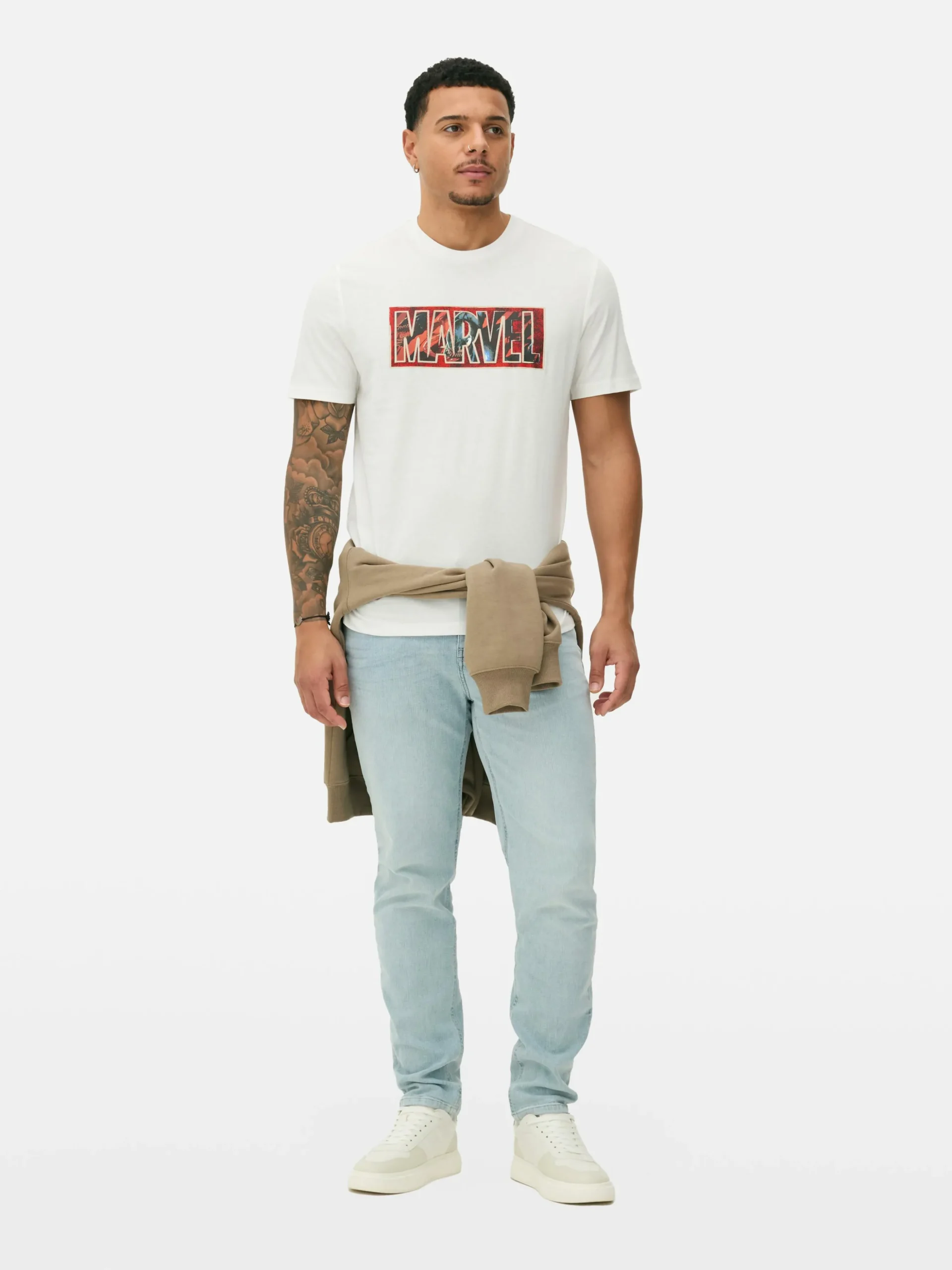 T-shirt Gráfica Logótipo MARVEL