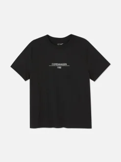 T-shirt Gráfica Manga Curta