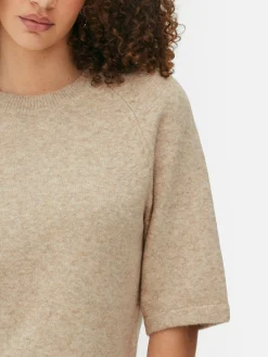 T-shirt Malha Corte Largo