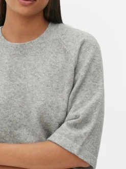 T-shirt Malha Corte Largo