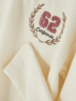 T-shirt Manga Comprida Canelada