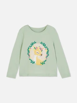 T-shirt Manga Comprida Gráfica