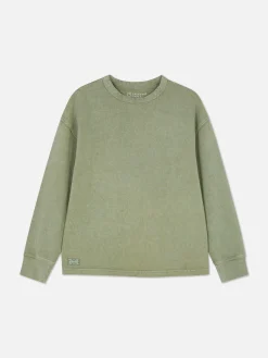 T-shirt Manga Comprida Lavagem