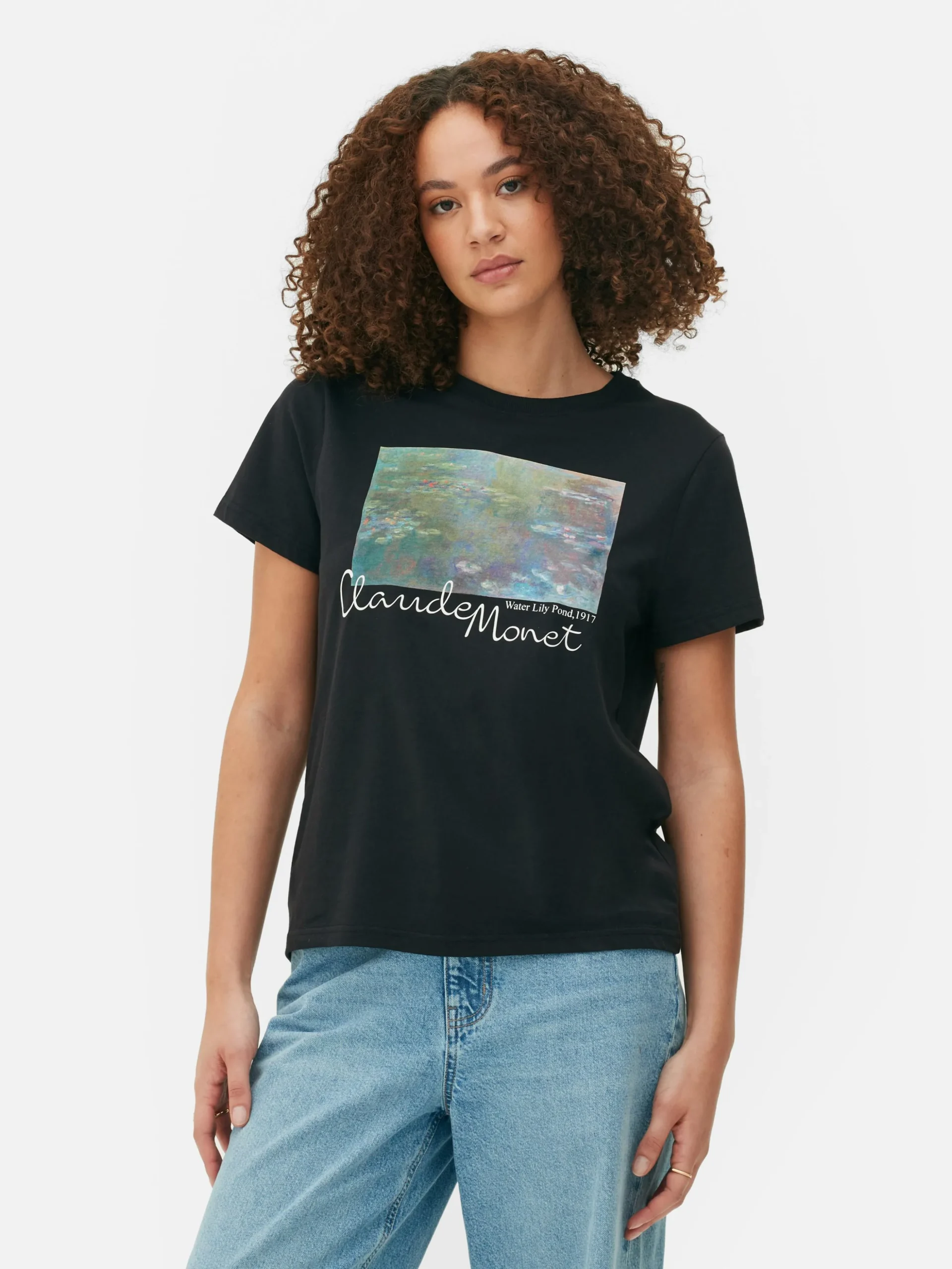 T-shirt Manga Curta Claude Monet