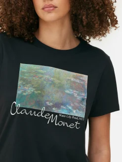 T-shirt Manga Curta Claude Monet