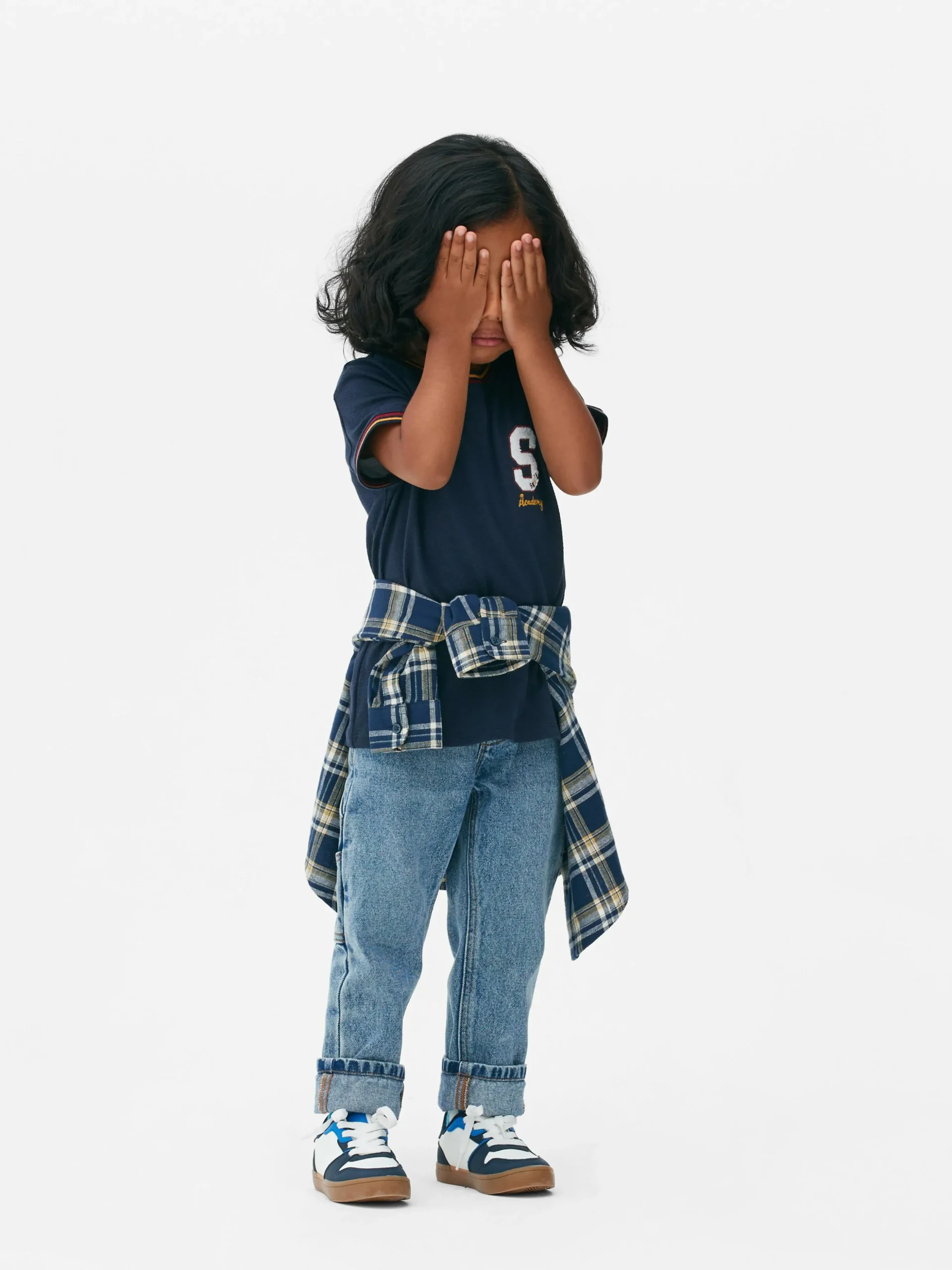 T-shirt Manga Curta Estilo Universitário