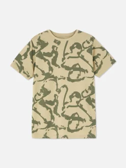 T-shirt Manga Curta Gráfica