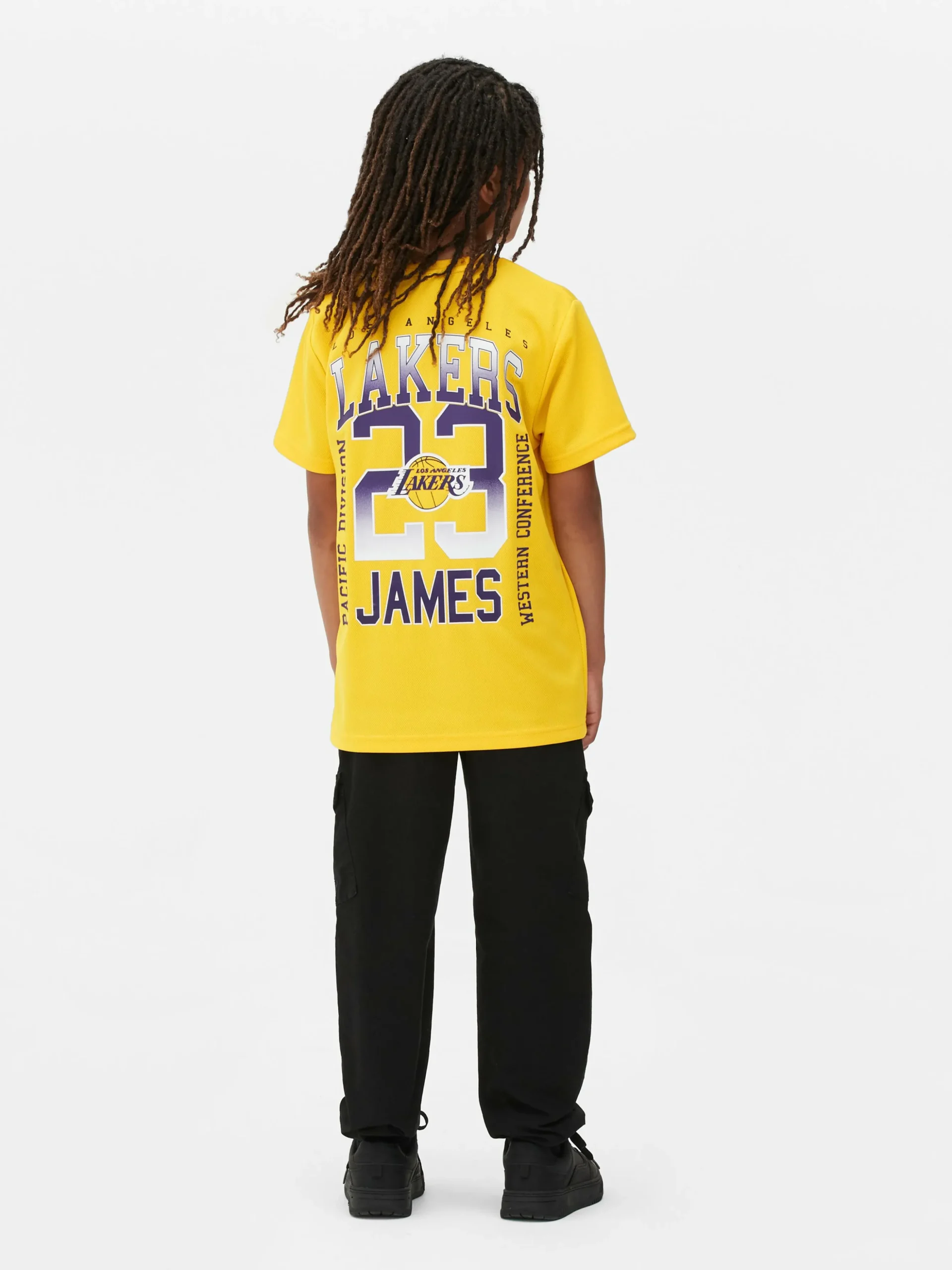 T-shirt Manga Curta NBA Los Angeles Lakers