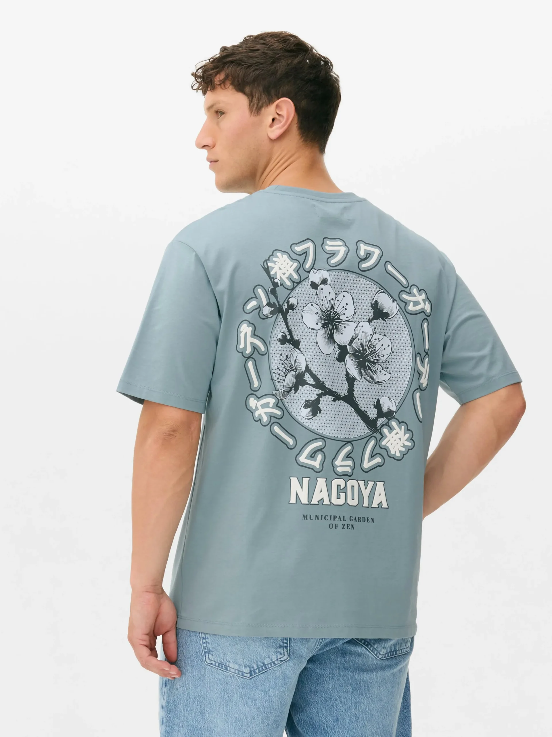 T-shirt Padrão Floral Tóquio