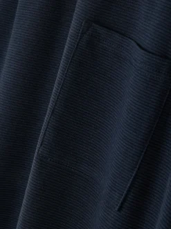 T-shirt Pijama Canelada Bolso Otomana