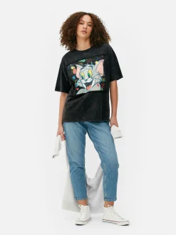 T-shirt Recortes Tom And Jerry