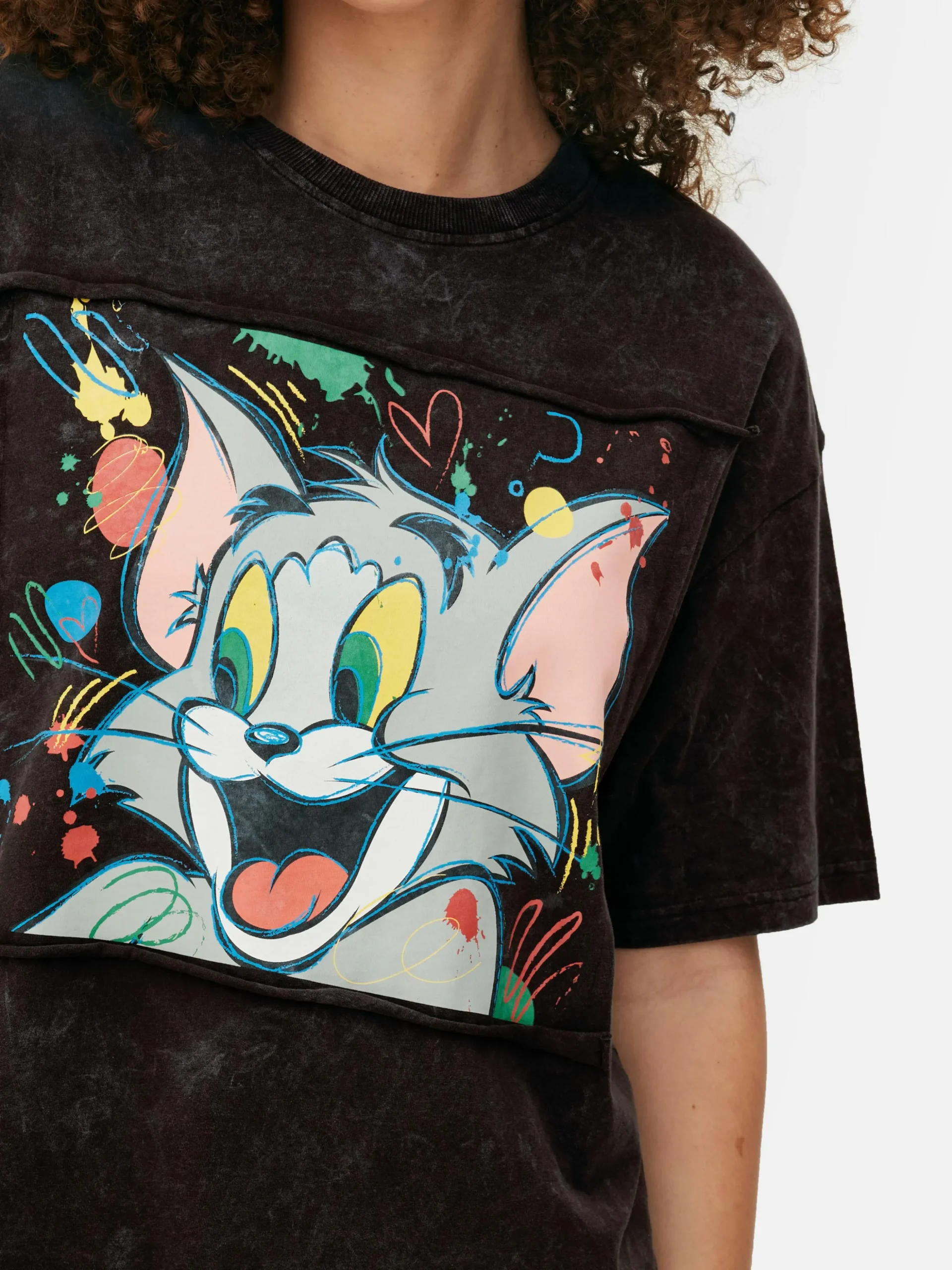 T-shirt Recortes Tom And Jerry