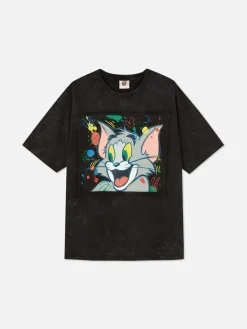 T-shirt Recortes Tom And Jerry
