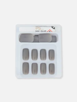 Unhas Postiças Brilho Quadradas PS...