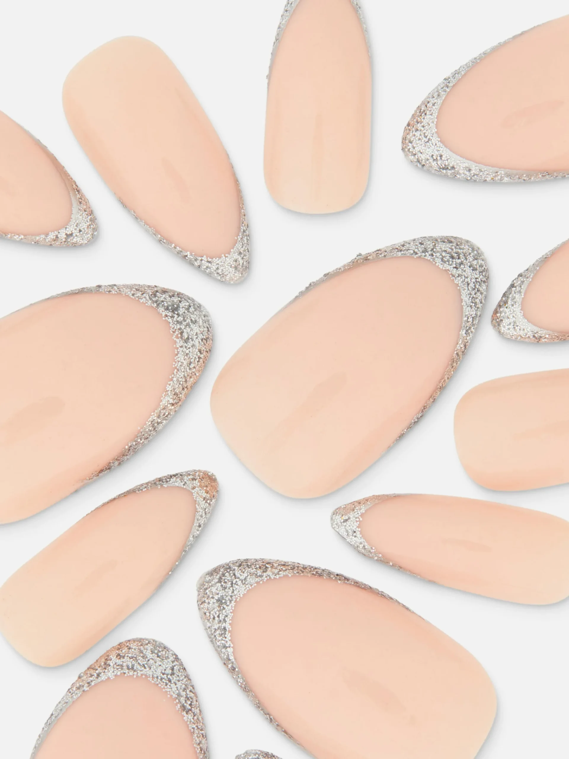 Unhas Postiças Brilhos Pontiagudas PS...