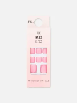 Unhas Postiças Pés Brilhantes PS...