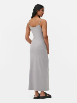 Vestido Alças S/ Fecho Midaxi