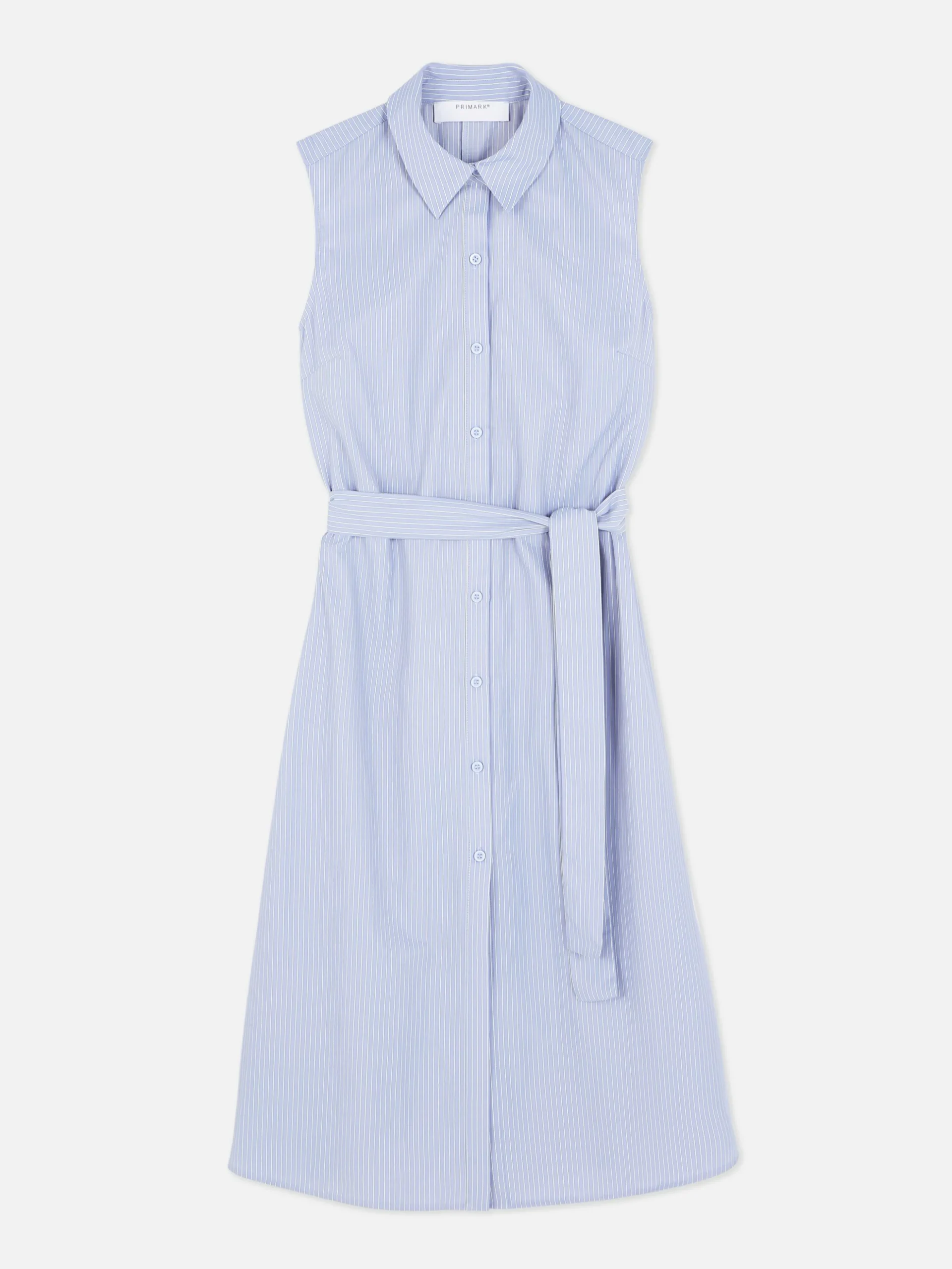 Vestido Camiseiro Midi S/ Mangas