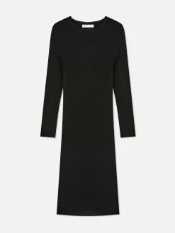 Vestido Camisola Gola Redonda Manga Comprida