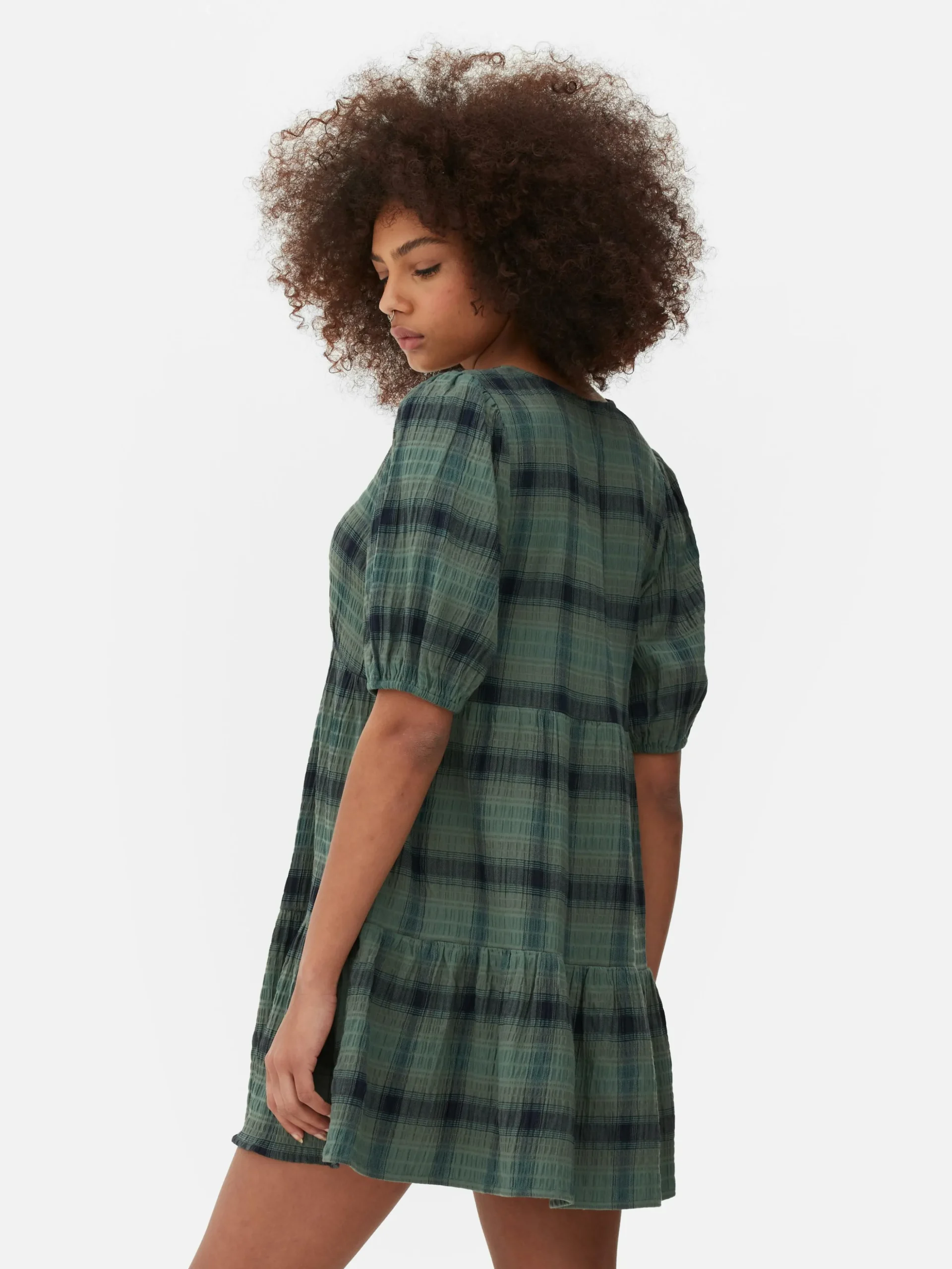 Vestido Dia Mini Xadrez