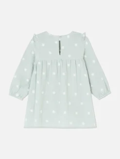 Vestido Franzido Manga Comprida