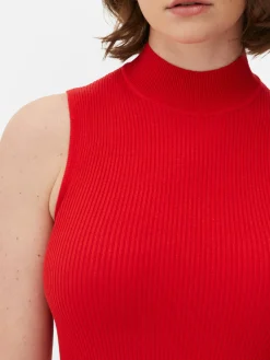 Vestido Midi Malha S/ Mangas