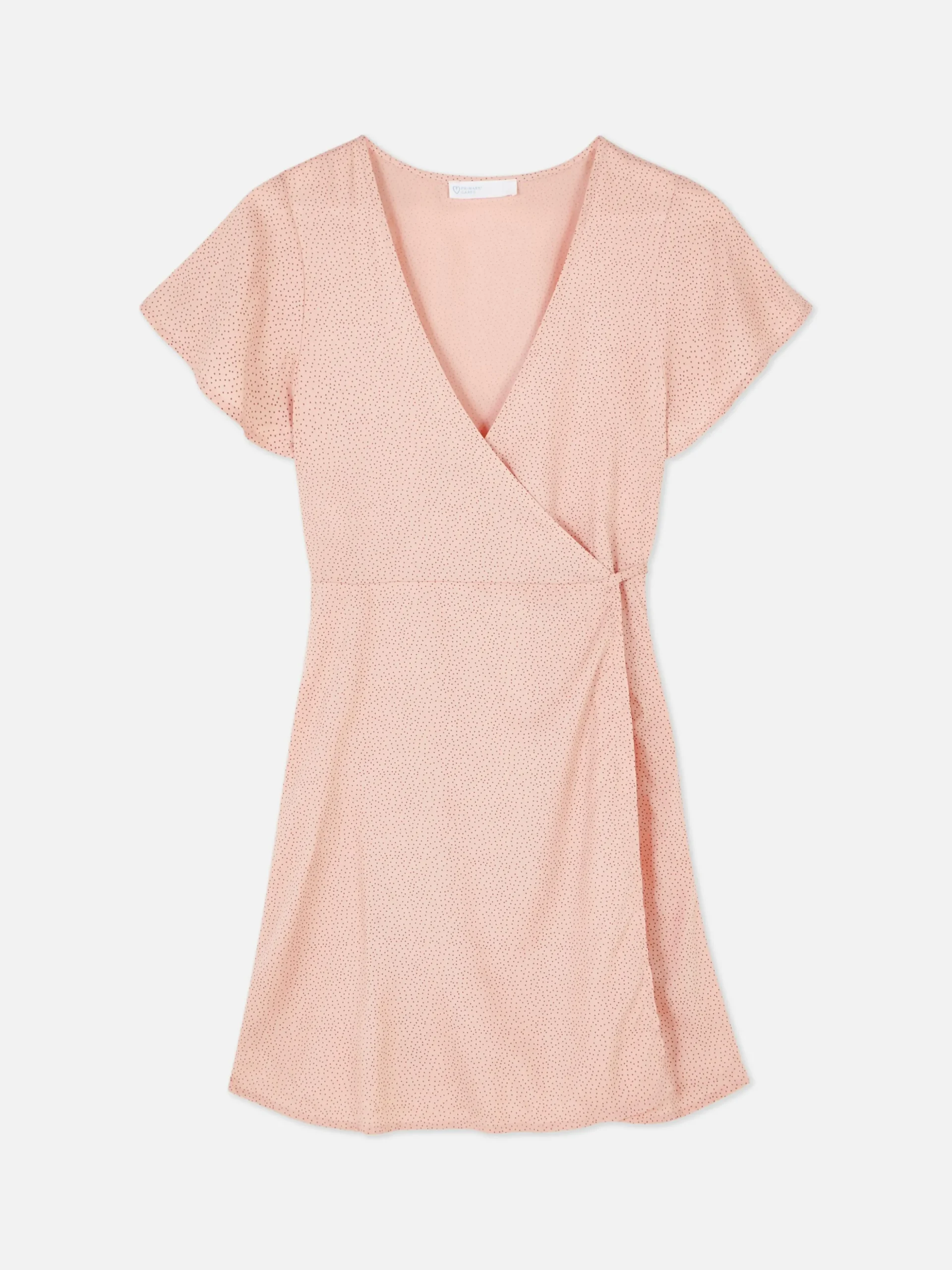 Vestido Mini Traçado Manga Capa